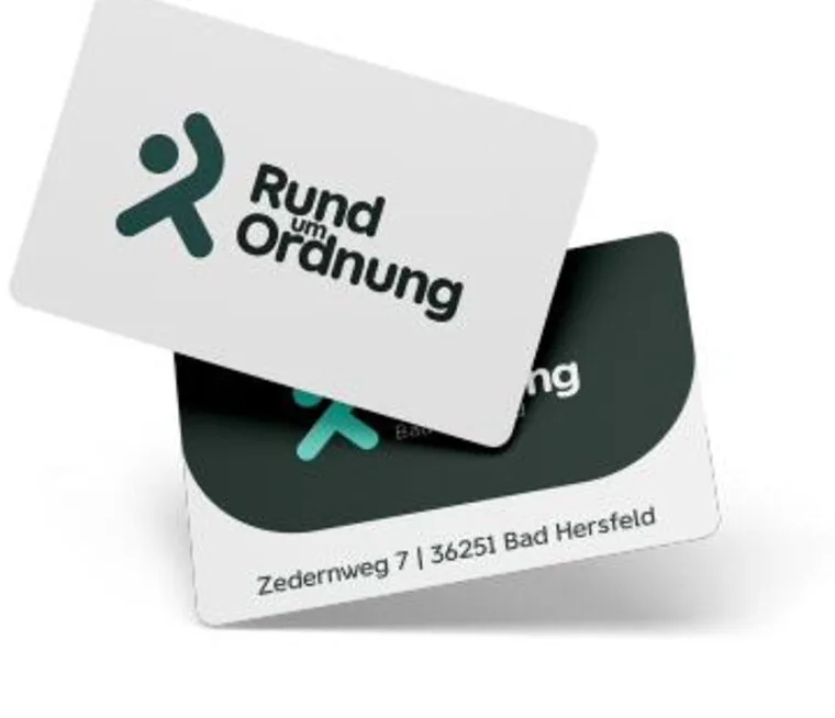 Rund um Ordnung, Visitenkarten